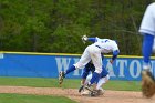 Baseball vs CGA  Wheaton College Baseball vs Coast Guard Academy during game one of the NEWMAC semi-finals playoffs. - (Photo by Keith Nordstrom) : Wheaton, baseball, NEWMAC